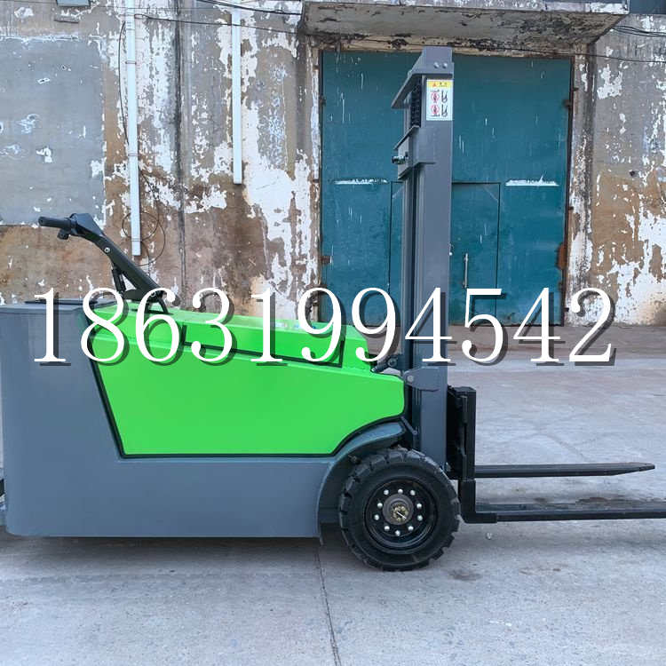 钦北区小型电动叉车1吨2吨步行站驾式电瓶堆高充电装卸车液压升降车铲车